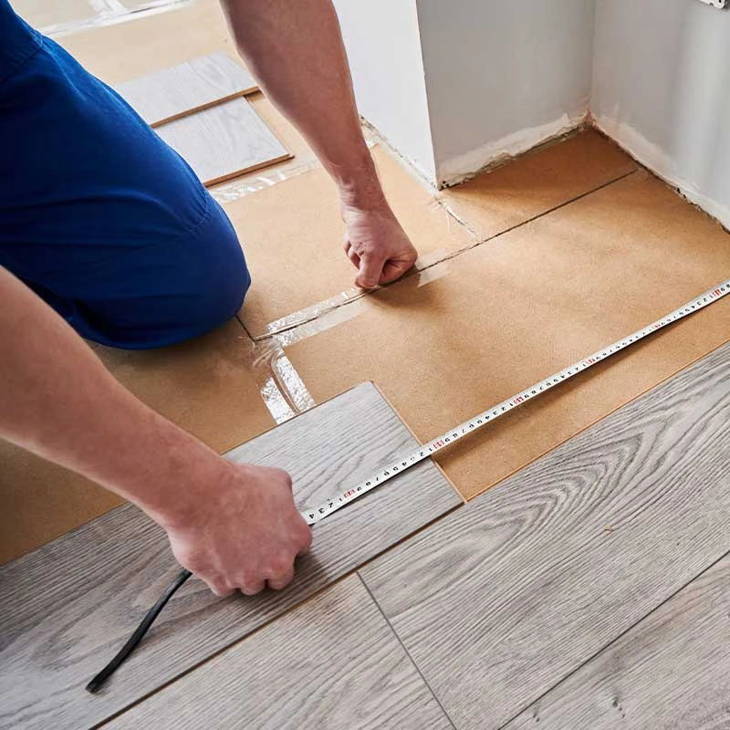 Vinyl plank installation