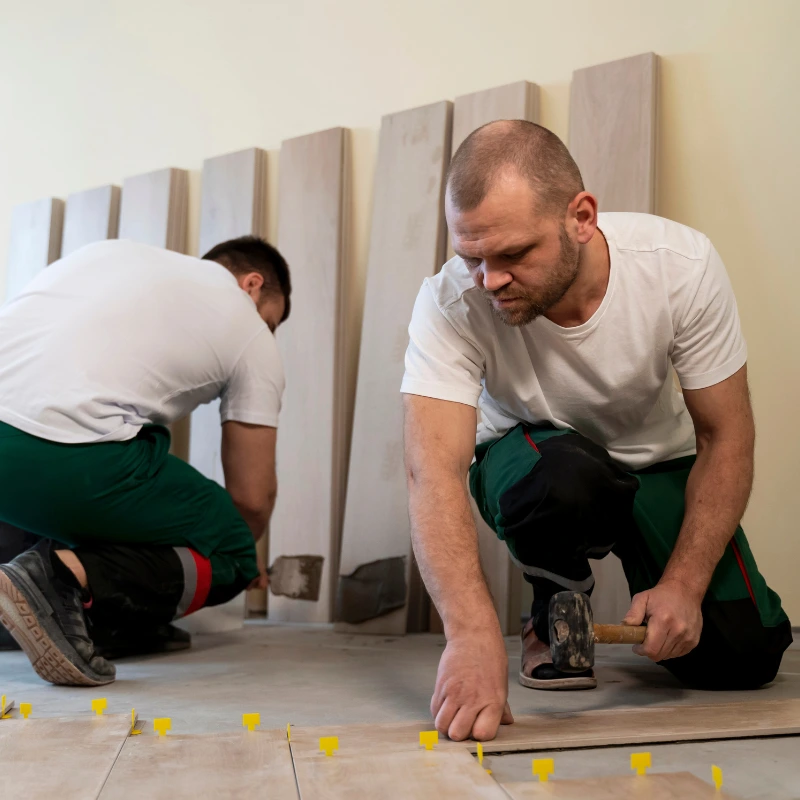 We install and deliver your flooring with precision